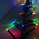 480 LED 6.2m Premier Clusterbrights Indoor Outdoor Multifunction Mains Operated Christmas Cluster Lights with Timer in Multicoloured