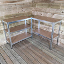 Garage Shelving 90cm Wide & 180cm High Heavy Duty 5 Tier Multipurpose Metal Racking Unit  / Warehouse Shelving Storage