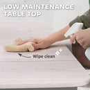 Outsunny Garden Table with Rust Resistant Metal Frame