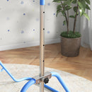 HOMCOM Kids Gymnastic Bar w/ Adjustable Height, Foldable Training Bar - Blue