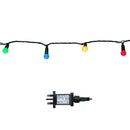 10m 100 LED Multi-Action Pearl Christmas String Lights in Multi-Coloured
