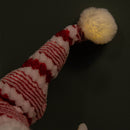 40cm Battery Operated Light up Sitting Christmas Reindeer in Red & White Jumper