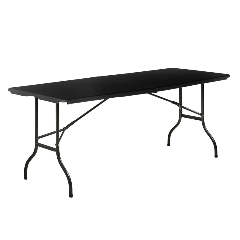 Folding Trestle Table - Black