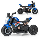 6V Kids Ride-on Motorcycle With Detachable Training Wheels - Blue/Red/Pink