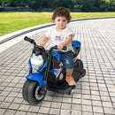 6V Kids Ride-on Motorcycle With Detachable Training Wheels - Blue/Red/Pink