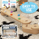 AIYAPLAY Wooden Balance Beam for Kids 3-8 Years Indoor Outdoor Use
