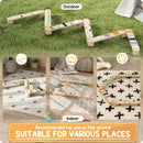 AIYAPLAY Wooden Balance Beam for Kids 3-8 Years Indoor Outdoor Use