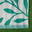 1.5m x 2.1m Green Leaves Large Outdoor Alfresco Patio Rug Mat