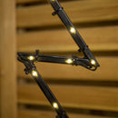 73cm x 80cm Light up Dewdrop Metal Christmas Tree with Garden Stake & Warm White LEDs