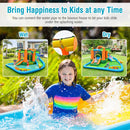 7 in 1 Bounce House with Slide and Trampoline without Blower