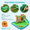 7 in 1 Bounce House with Slide and Trampoline without Blower