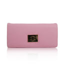 Bow Trim Long Purse - Pink