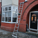 3.46m Lightweight Aluminium Folding Multi-position Work Platform Ladder