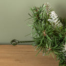 90cm Snow King Fir Christmas Swag Garland with Pine Cones & Snow Tips