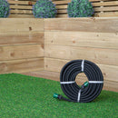15m x 12.5mm Porous Garden Flower Bed Soaker Hose Pipe