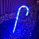 4pcs 62cm Premier Outdoor Multicoloured Christmas Candy Cane LED Path Lights for Garden