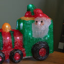 24cm Battery Operated Light up All Aboard Christmas Train with LEDs