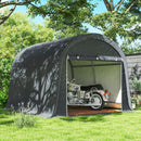 Outsunny 3 x 3(m) Garden Storage Tent, Heavy Duty Outdoor Shed, Grey