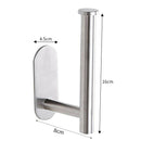 Lifeideas Modern Wall Mounted Stainless Steel Toilet Paper Roll Holder for Bathroom