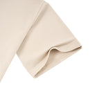 Comfortable Short Sleeve Loungewear Set - Cream