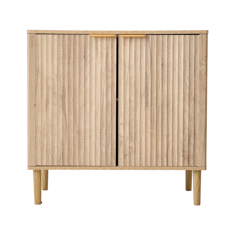 Livingandhome Adjustable Shelved Storage Sideboard