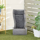 Garden Sanctuary Water Feature Decor Fountain Rockery Solar Powered Garden Outdoor