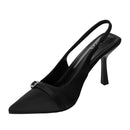 Slingback Pointed Closed Toe Heels Pumps Sandals