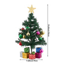 Lifeideas 50cm Small Christmas Tree with LED Lights