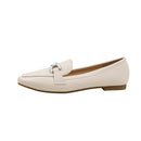 PU Leather Closed Toe Loafers