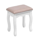 Livingandhome LED-Lighted Vanity Desk with Storage Drawers