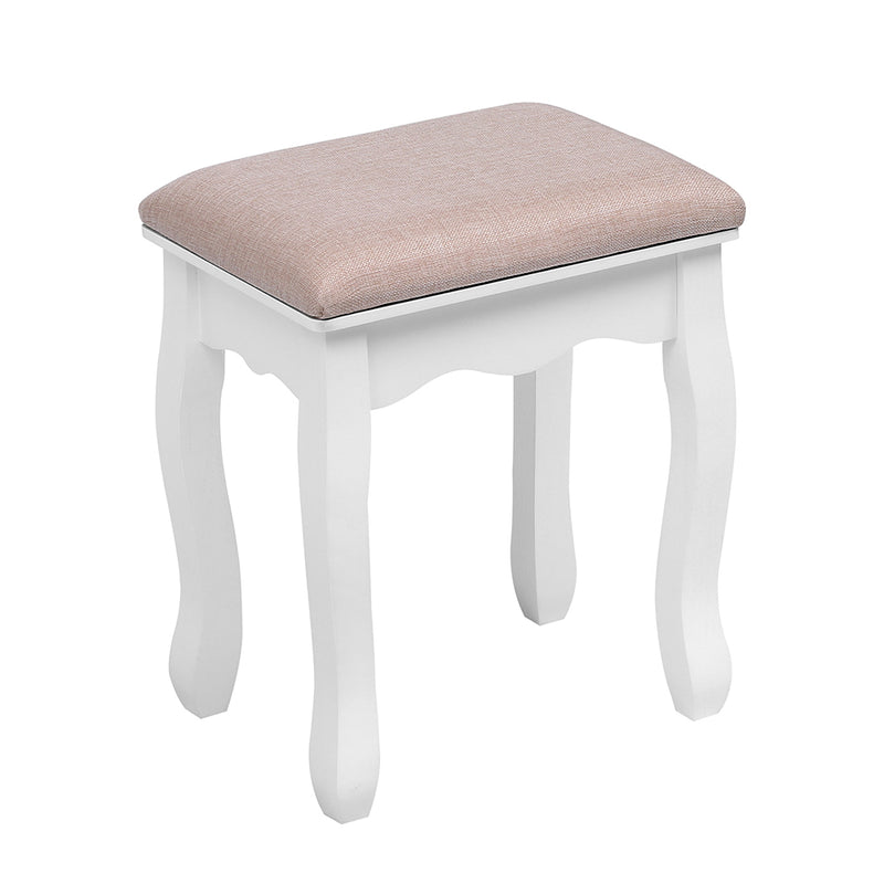 Livingandhome LED-Lighted Vanity Desk with Storage Drawers