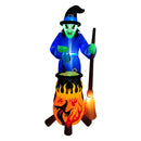 Lifeideas 7ft Halloween Inflatable Witch with Built In LED Lights