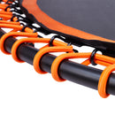 Lifeideas 48in Bungee Cords Foldable Round Trampoline with Adjustable U-Handle Bar