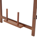 Lifeideas Wooden Spice Rack Organizer with Hooks