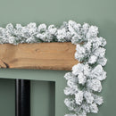 2.7m Imperial Snowy Christmas Garland with 180 Tips