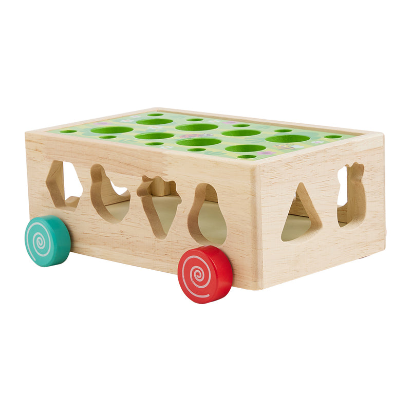 Livingandhome Montessori Toy Wooden Building Blocks