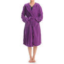 Solid Long Hooded Bath Robe
