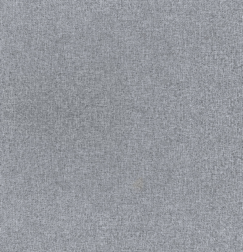 Enhanced Living Dallas 100% Blackout Thermal Grey Curtains with 3" Tape Top Header - Pair