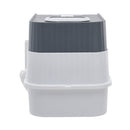 Livingandhome Fully Enclosed Cat Litter Box with UV Sterilization