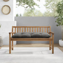 Breeins Weatherproof Dark Grey Bench Cushion Pad