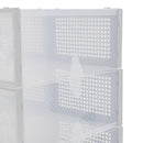 Cottonfy UK 12x Stackable Shoe Storage Box Organiser