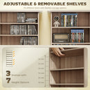 HOMCOM CD Storage Unit DVD Tower Blu-ray Storage Shelf for Living Room