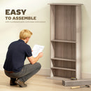 HOMCOM CD Storage Unit DVD Tower Blu-ray Storage Shelf for Living Room