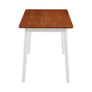 Livingandhome Solid Wood Rectangular Dining Table