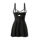 Wrap-Front V-Neck Tummy Control One-Piece Swimsuit