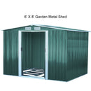 Breeins 6 x 8ft Metal Garden Tool Storage Shed
