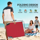 Outsunny Foldable Sun Lounger Set of 2, 4 Level Adjustable Backrest