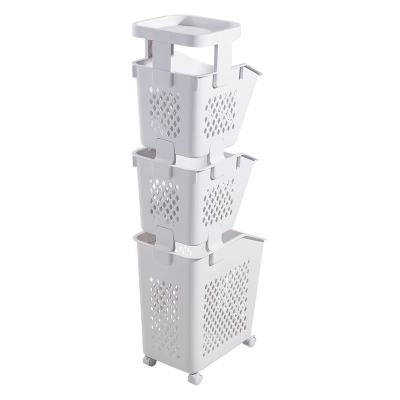 Lifeideas Compact 3 Tier Storage Unit for Laundry