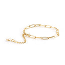14K Gold Plated Chain Bracelets set