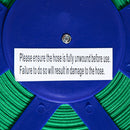 15m Flat Garden Hose Pipe with Spray Nozzle and Wind up Storage Reel